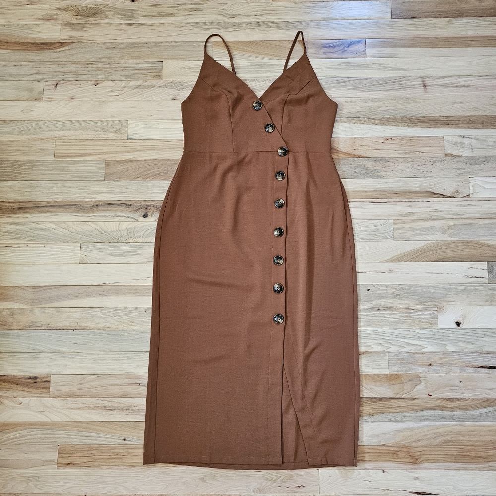 Spaghetti Strap Split Dress